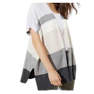 LOFT, Striped Kimono Poncho